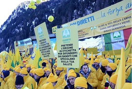 Protesta Coldiretti Brennero